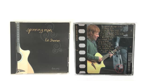 Ed Sheeran’s rare demo CD made while at school expected to sell at auction for massive sum