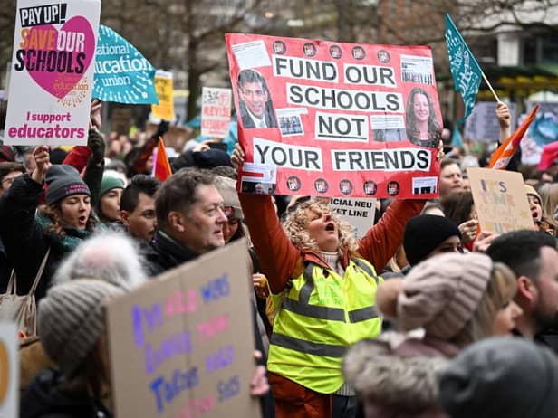 Schools across England will face major disruption today as teachers strike over pay (Photo: Getty Images)
