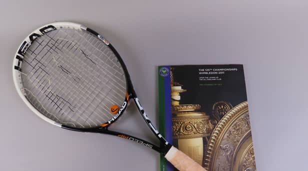 Novak Djokovic’s racket from famous Wimbledon win goes to auction expecting to fetch five-figure sum