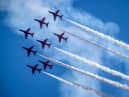 The Red Arrows have a packed weekend of air displays across the country