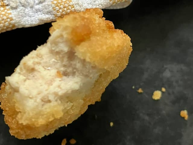 Isaac Smith claims he found a shard of glass in the chicken nugget bought from his local Lidl