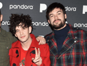 The 1975's set in Malaysia was cancelled after Matty Healy and Ross McDonald kissed on stage - Credit: Getty