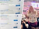 A Taylor Swift fan has been left fuming after hotel prices near a gig tripled in 30 minutes