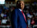 Donald Trump has been charged with plotting to overturn his defeat to President Joe Biden in the 2020 presidential election.  (Photo by Jeff Swensen/Getty Images)