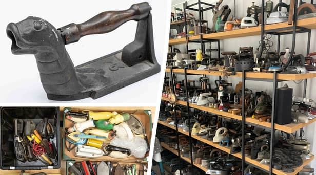 Martin Matthews spent 35 years building his incredible array of historic and vintage irons from around the world.