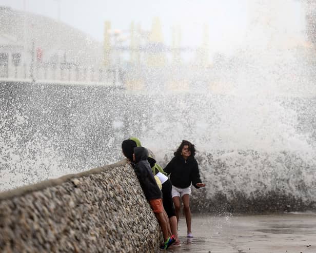 Storm Antoni chaos as trains cancelled & houses evacuated