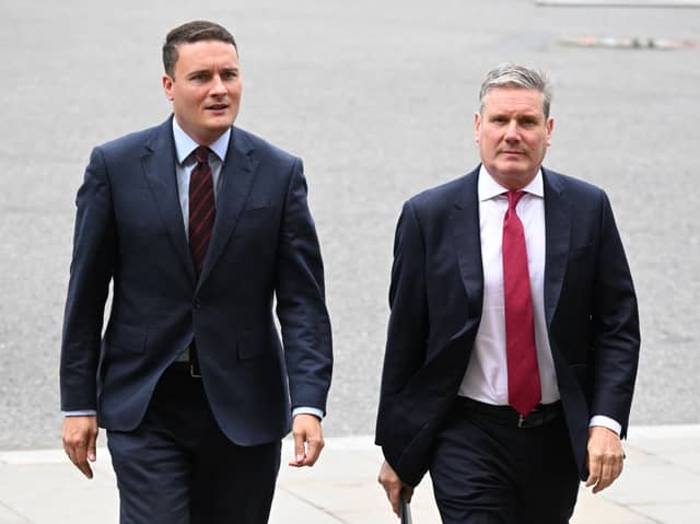 Shadow Health Secretary Wes Streeting and Labour leader Sir Keir Starmer. Credit: Getty