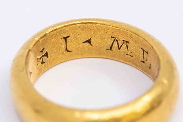 Andy Taylor, 57, dug up the 460-year-old ring on farmland in Rushcliffe, Nottingham, around 27 miles from Sherwood Forest.