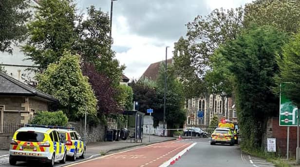A man in his late teens has been arrested on suspicion of driving while under the influence of alcohol and dangerous driving.