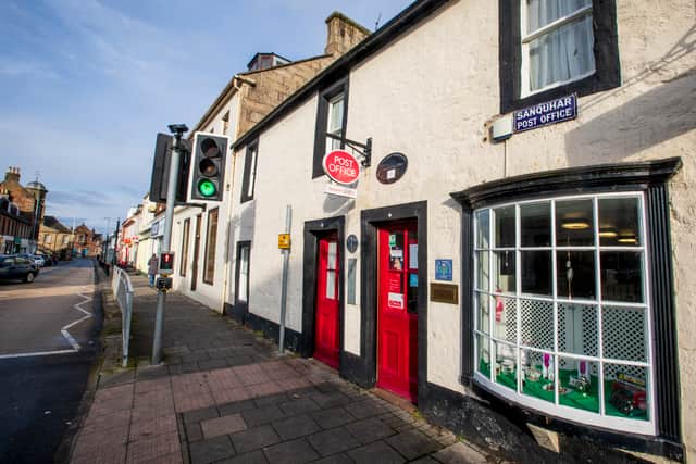 View of Sanquhar Post Office in Dumfries and Galloway, which opened in the early 1700s (SWNS)