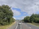 Large stretches of the M53 are closed this morning (Friday) due to an accident involving an overturned vehicle. Photo: Google Maps