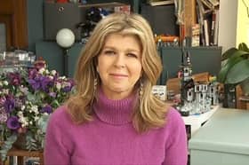 TV presenter Kate Garraway returned to ITV's Good Morning Britain via a videolink on Monday morning (February 5). Credit: ITV