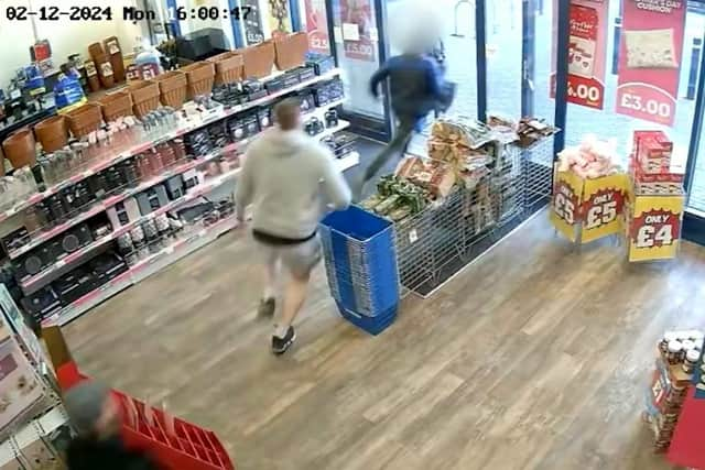 PC Luke Kerruish helped to catch serial shoplifter Liam Clarke after the off-duty cop was in the same discount store the Clarke was attempting to raid. (Credit: Nottinghamshire Police / SWNS)