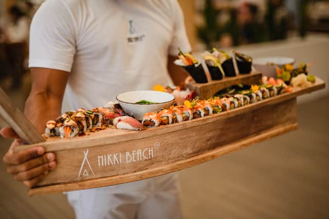 Nikki Beach has a restaurant with talented chefs creating exceptional dishes. (Photo: Nikki Beach Mallorca)