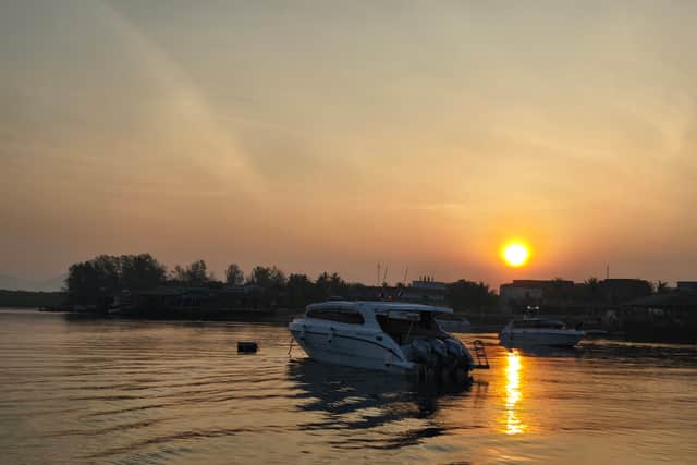 Sunrise over Thailand