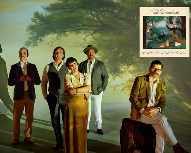 The Decemberists have released their ninth studio album, "As It Ever Was, So It Will Be Again," with reviewer Benjamin Jackson believing it could be the most accessible work for newer fans to discover Colin Meloy (far right) and company (Credit: The Decemberists)
