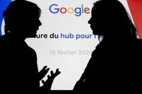 Google has released its annual environmental report. (Photo by ALAIN JOCARD/AFP via Getty Images)