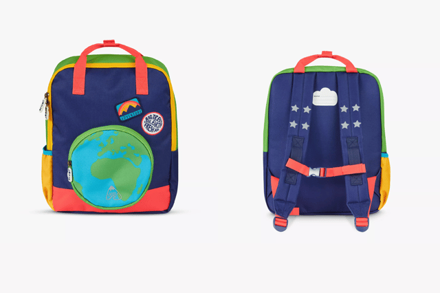 Kids' Ramble Rainbow Planet Earth Backpack by Frugi