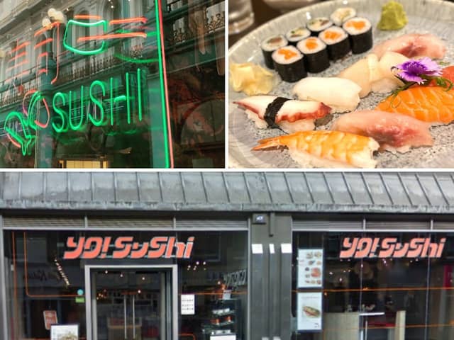 The 19 best-rated sushi restaurants in the UK - according to DesignMyNight (Photo: Google)