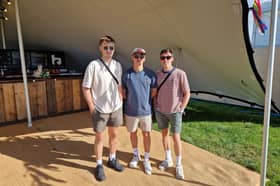 Corella enjoying the sunshine at Boardmasters