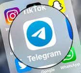 Telegram app on a phone. Photo: DENIS CHARLET/AFP via Getty Images