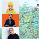 [Top to bottom] Bianca Del Rio, Jimmy Carr and Ben Elton are some of the names set to perform in Northern Ireland before the end of 2024.