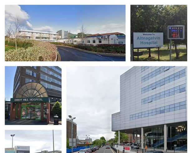 The average time patients are waiting for an urgent outpatient appointment at every hospital trust in Northern Ireland.