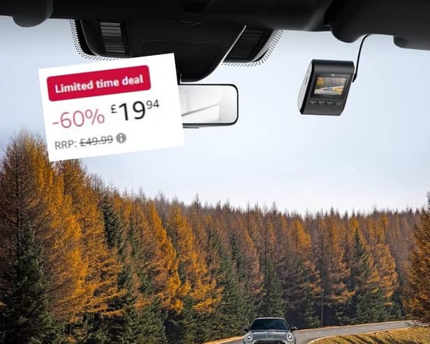 Dash cams are less than half price in Amazon's sale