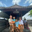 Emma Niblett with husband Dan and their two sons Noah, 8, and Isaac, 5.