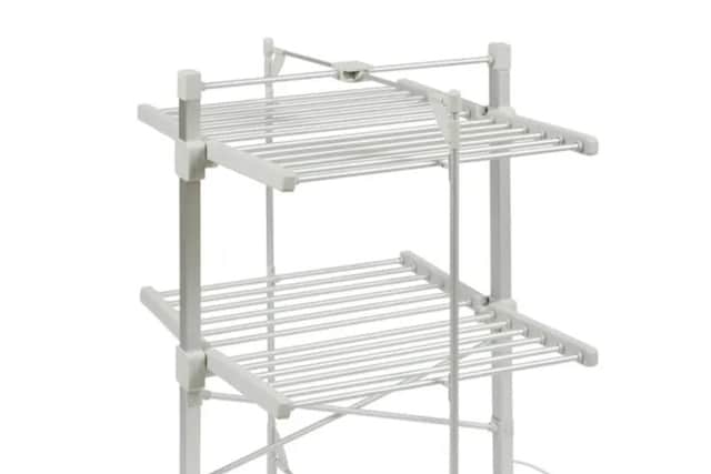 The Dunelm heated airer