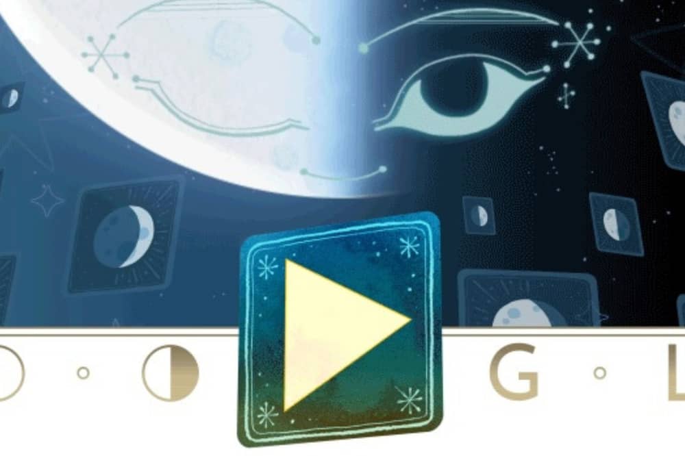 The Google Doodle for November 21 is Rise of the Half Moon. Photo: Google