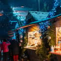 A Christmas market 
