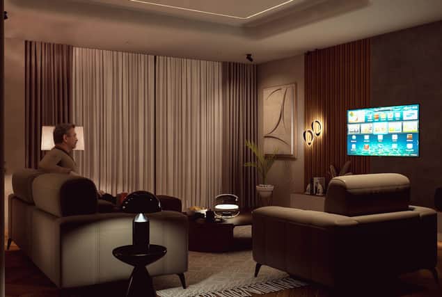 The ideal distance between the screen and sofa should be four metres, and the perfect temperature is 19 degrees