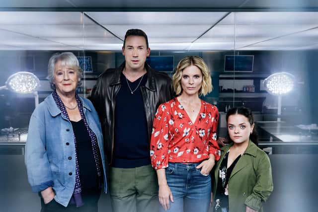 The cast of Silent Witness series 28 - Maggie Steed, David Caves, Emilia Fox and Francesca Mills