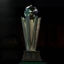 The PDC World Darts Championship trophy