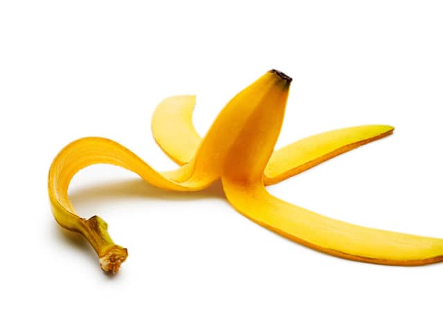 The viral skincare trend involves rubbing a banana peel on your face, with influencers claiming it has a 'natural Botox effect'