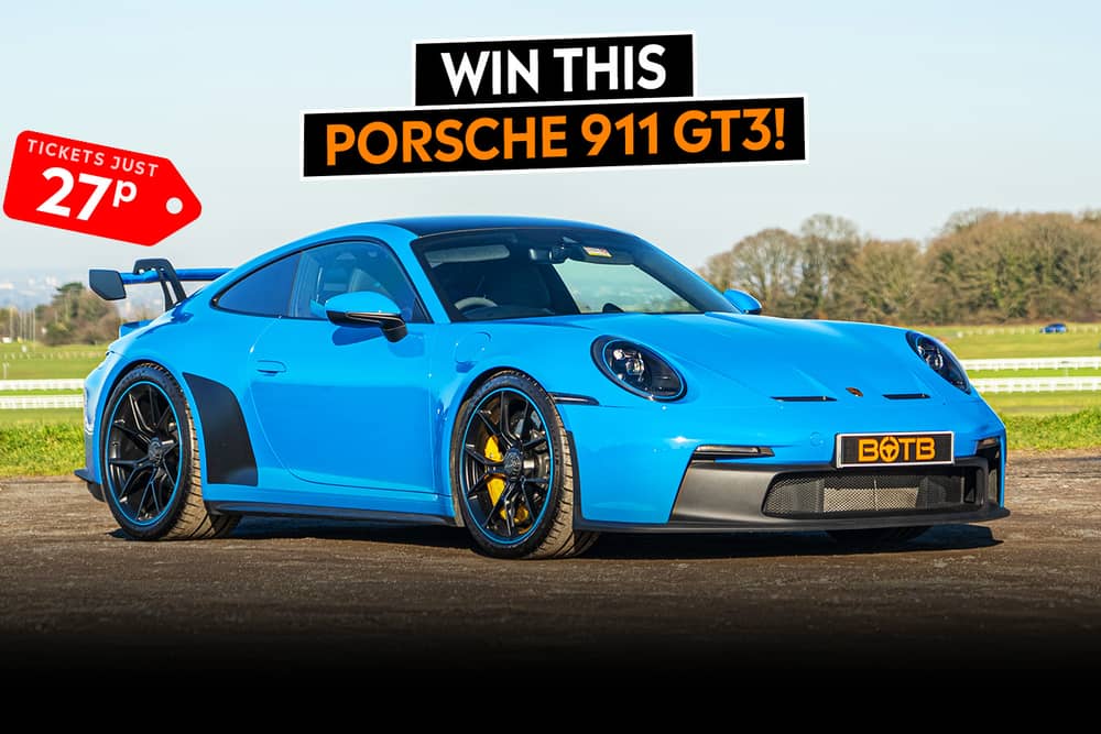 Tickets to win the 911 GT3 are an absolute bargain