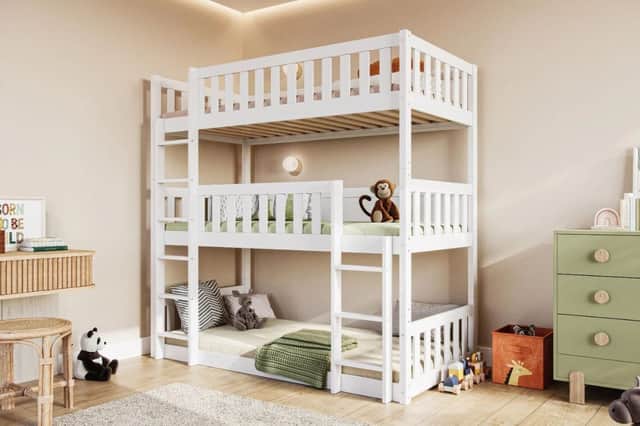 The Flair Bea Triple High Wooden Bunk Bed £349.99