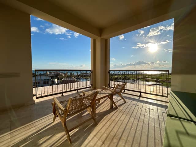 Many of the rooms offer private balconies