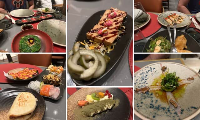 The Asian-inspired Nori restaurant offered some inspired dining choices