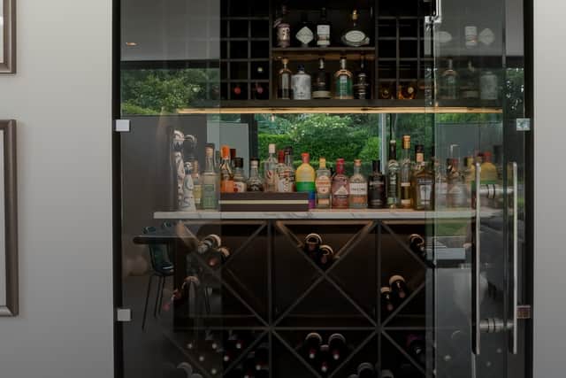 The house even has its own bar