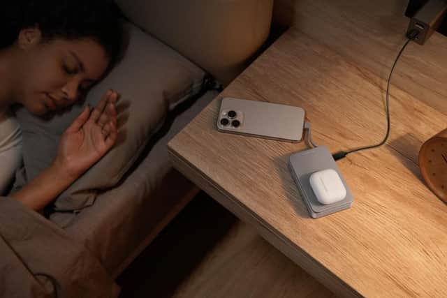 It can charge your phone while it's charging itself