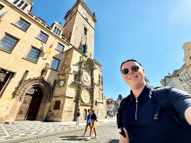 Robbie Watson, 31, flew from Luton to Prague for 15 hours after bagging £36 return flights - and says it cost the same as a theatre trip to London.