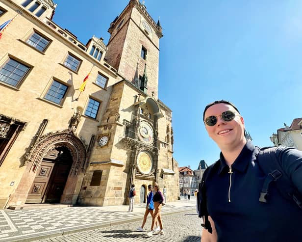 Robbie Watson, 31, flew from Luton to Prague for 15 hours after bagging £36 return flights - and says it cost the same as a theatre trip to London.