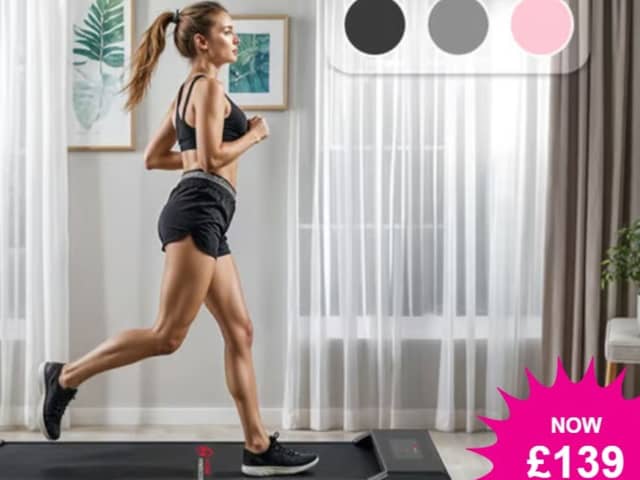 Get 78% off the shock-absorbing electric under desk treadmill – boost your productivity in style