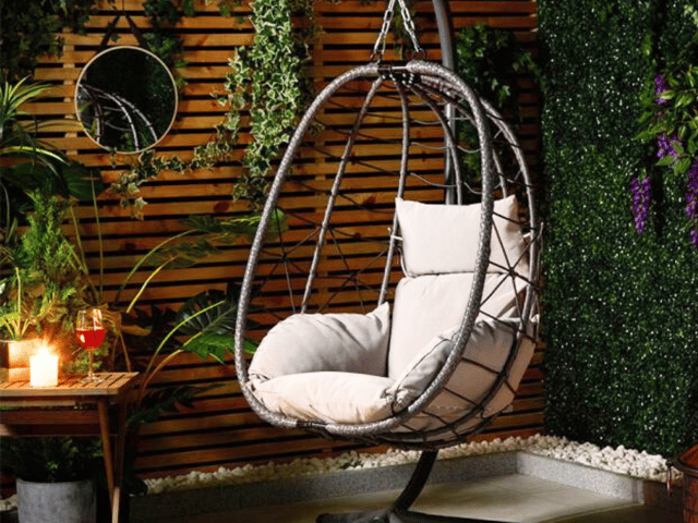Summer garden trend: I tried the Vonhaus Tivoli Faux Rattan hanging egg chair – but is it worth buying?