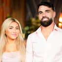 Married at First Sight Australia season 12 couple Awhina Rutene and Adrian Araouzou. Photo by Channel Nine.