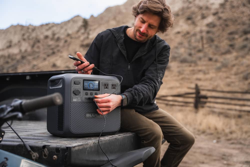 The Bluetti Elite 200 V2 is smaller and lighter than its predecessor, but still a bulky unit