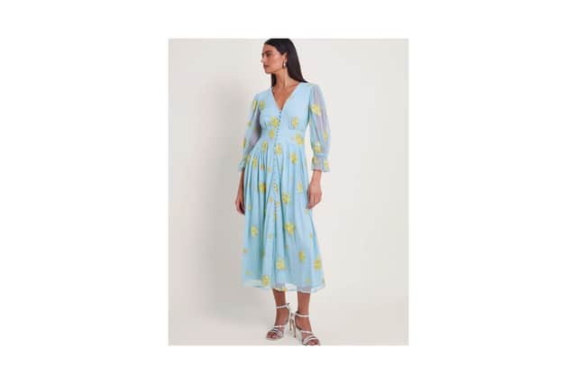 Martha embellished tea dress blue - £80 (50% off £160)
