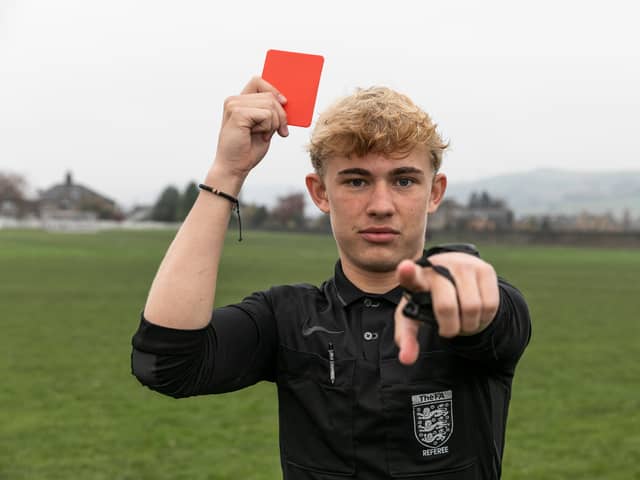 Taylor Shaw is campaigning for football referees to wear body cameras after receiving verbal abuse